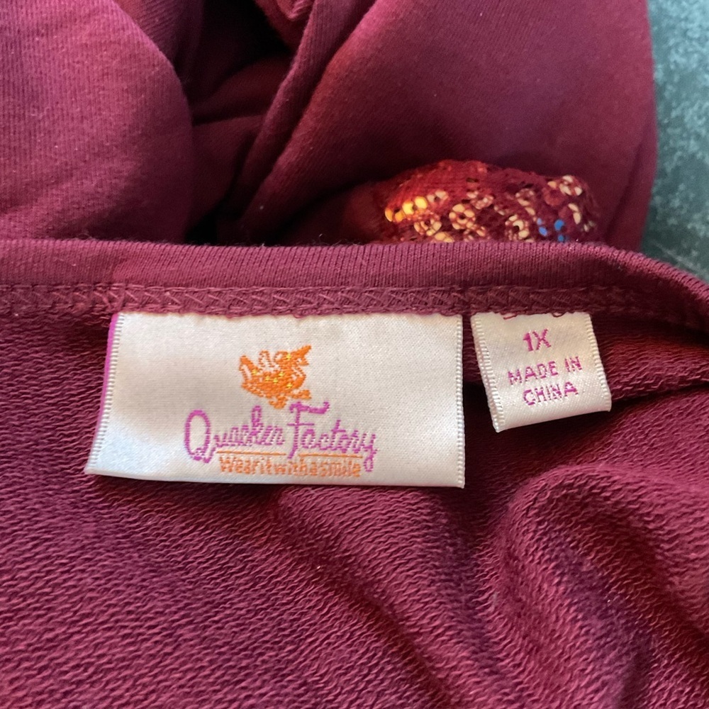 Quacker Factory Lace And Sequin Button Front Brac… - image 7